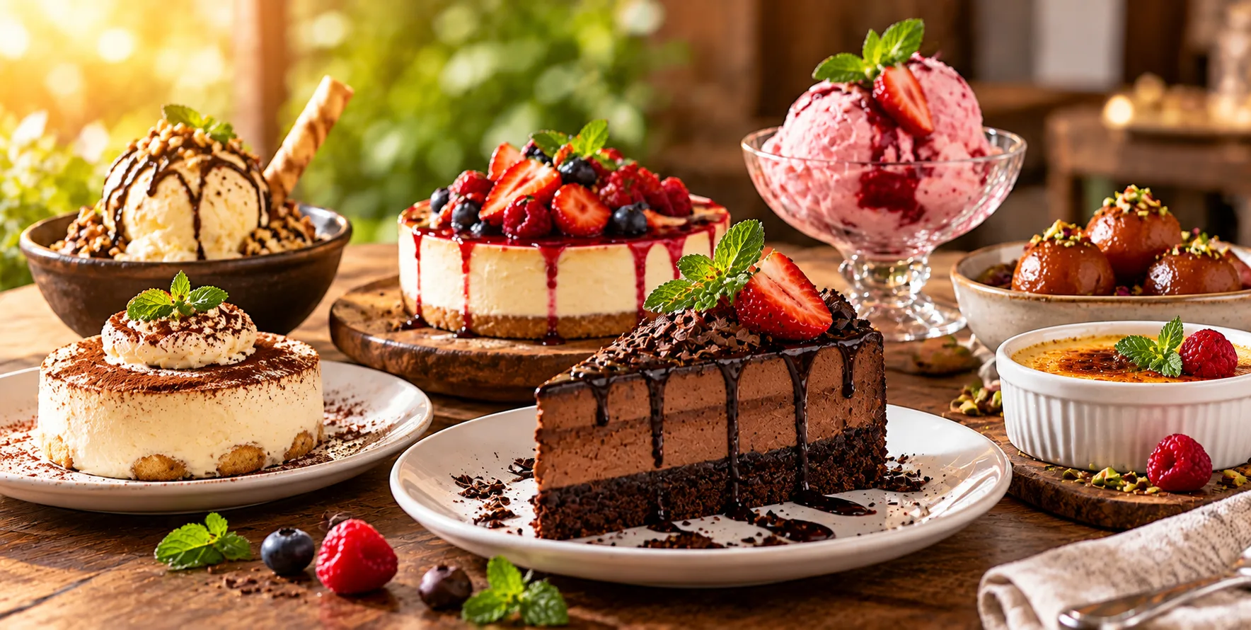 Desserts at Adrushya Estates